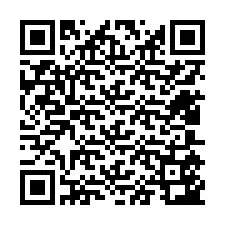 Kode QR untuk nomor Telepon +12405543049