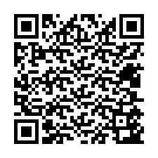 QR-код для номера телефона +12405543063