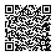 QR-Code für Telefonnummer +12405547608