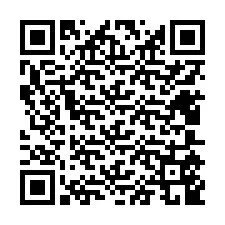 Kode QR untuk nomor Telepon +12405549012