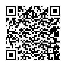 QR-код для номера телефона +12405549021