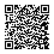 QR-koodi puhelinnumerolle +12405549030