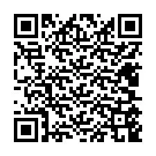 Kode QR untuk nomor Telepon +12405549032