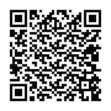 QR-code voor telefoonnummer +12405549034