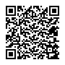 Kode QR untuk nomor Telepon +12405583407