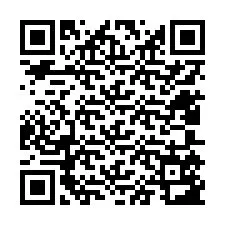 QR-Code für Telefonnummer +12405583408