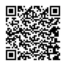 Kode QR untuk nomor Telepon +12405606452