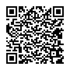 QR-Code für Telefonnummer +12405606456