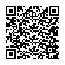 QR Code pour le numéro de téléphone +12405801672