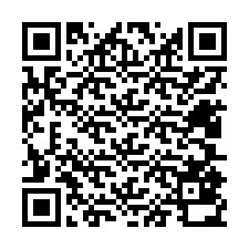 QR Code สำหรับหมายเลขโทรศัพท์ +12405830723