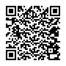 QR-code voor telefoonnummer +12405830733