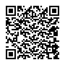 QR-koodi puhelinnumerolle +12405858804