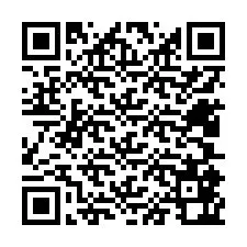 QR-koodi puhelinnumerolle +12405862523