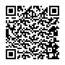 QR код за телефонен номер +12405862544