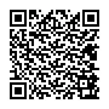 QR код за телефонен номер +12405863492