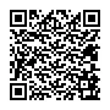 Kode QR untuk nomor Telepon +12405863503