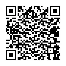 Kode QR untuk nomor Telepon +12405866023