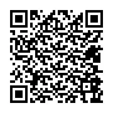 QR-koodi puhelinnumerolle +12405866967