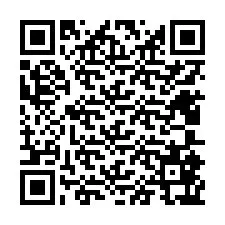 QR-code voor telefoonnummer +12405867502