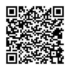 Código QR para número de teléfono +12405868083