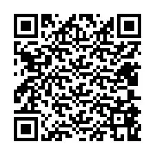 QR-Code für Telefonnummer +12405869106