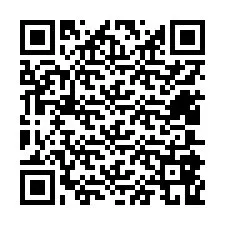 Kode QR untuk nomor Telepon +12405869847