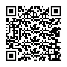 QR-code voor telefoonnummer +12406063036