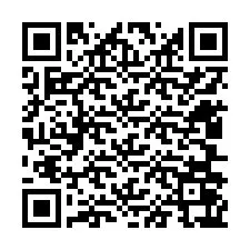 QR Code สำหรับหมายเลขโทรศัพท์ +12406067324