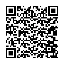 QR-code voor telefoonnummer +12406067325