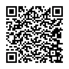 Código QR para número de teléfono +12406067335