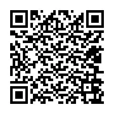 QR-code voor telefoonnummer +12406067839