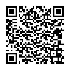QR-Code für Telefonnummer +12406067842