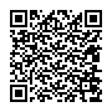 QR-code voor telefoonnummer +12406076980