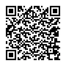 Codice QR per il numero di telefono +12406078858