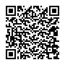Codice QR per il numero di telefono +12406078860