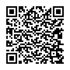 QR-код для номера телефона +12406257960