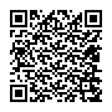 QR Code สำหรับหมายเลขโทรศัพท์ +12406257969
