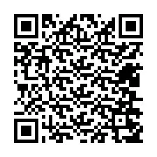 QR-code voor telefoonnummer +12406257977