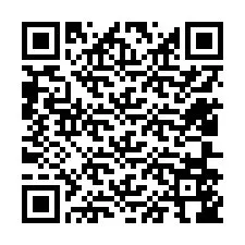 QR-Code für Telefonnummer +12406546309