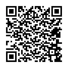 QR-koodi puhelinnumerolle +12406546317