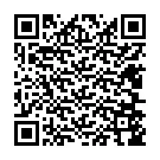 Código QR para número de telefone +12406546322