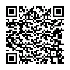 Kode QR untuk nomor Telepon +12406548475