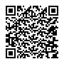 Kode QR untuk nomor Telepon +12406704319