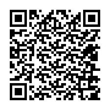 Código QR para número de telefone +12406705879