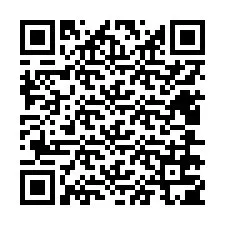 QR-Code für Telefonnummer +12406705882