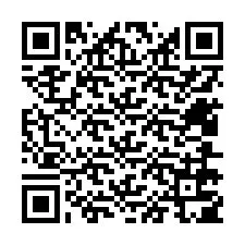 QR-код для номера телефона +12406705883