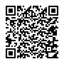 Código QR para número de teléfono +12406710106