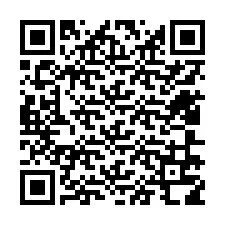 Código QR para número de teléfono +12406718009