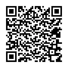 QR-code voor telefoonnummer +12406718043