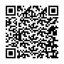 Kode QR untuk nomor Telepon +12406767565